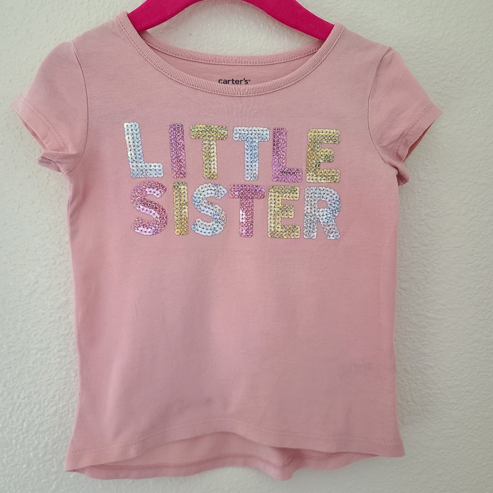 Carter's Little Sister Sequin Tee
